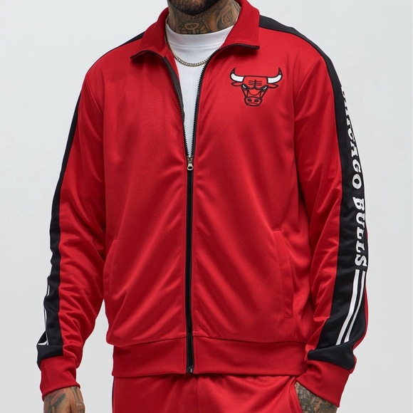 Red Track Jacket - Picture 1 of 8